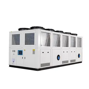 High-efficiency refrigeration 180HP air-cooled screw chiller Industrial chiller Chemical cooling 2024 New products