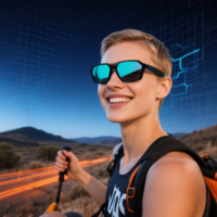 Lunettes de cyclisme intelligentes avec traduction IA, plus de 100 langues, audio HIFI en temps réel, lunettes de vélo