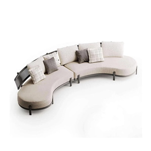 Canapé d'extérieur en <span class=keywords><strong>rotin</strong></span> pour hôtel, ensemble de canapés de jardin en métal, canapé moderne en bois pour <span class=keywords><strong>salon</strong></span>, <span class=keywords><strong>rotin</strong></span> / osier - Product Image 5