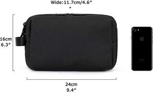 Prix d'usine moins cher, trousses de toilette et sacs à maquillage en polyester écologiques pour hommes - Rangement portable durable et tendance - Product Image 4