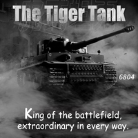 CAYI Nuevo Tanque Tigre Modelo Militar de la Segunda Guerra Mundial, Bloques de Construcción MOC, Tanque Militar OEM, Juego de Bloques de Construcción Educativos para Niños