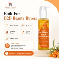 Nettoyant Visage Éclaircissant et Revitalisant à l'Argousier et au Niacinamide, Doux pour la Peau, Haute Qualité, Marque Privée, Faible MOQ