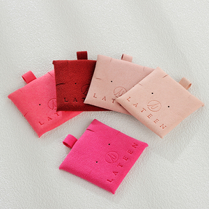 Almohadilla de microfibra de lujo multifunción, 6x6 cm, logotipo personalizado, embalaje de joyería, pendientes, collar, tarjeta de inserción de exhibición - Product Image 5