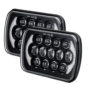 Projecteur Led Offre Spéciale 5X7 pouces phare avant de voiture Led phare carré 5X7 pouces phares pour <span class=keywords><strong>Cherokee</strong></span> <span class=keywords><strong>Xj</strong></span> accessoires - Product Image 1