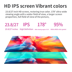 Ordinateurs tout-en-un de bureau ultra-fins à écran étroit de 23,8 24 27 pouces, directement de l'usine, processeur Intel Core I5, ordinateur de jeu tout-en-un - Product Image 5