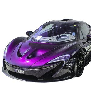 Pellicola Vinilica TPU Super Lucida Senza Bolle per Carrozzeria Auto, Funzione Cambio Colore da Viola Notte a Viola Cangiante - Product Image 1