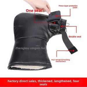 Mùa đông xe máy tay lái che xe điện ba bánh dày bảo vệ tay ấm áp chống gió nam nữ không thấm nước - Product Image 5
