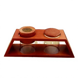 Noor Al Ramadan Luxury Wooden Handmade <b>Bakhoor</b> Burner <b>Oud</b> Holders Star Anise Plug Sandalwood Indian Incense Elegant Islamic Home - Product Image 1