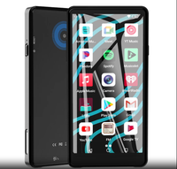 Lecteur MP3 Android 5,0 pouces avec Bluetooth, 16 mégapixels, radio FM, enregistrement vocal, carte TF, radio, enregistrement vidéo, e-book
