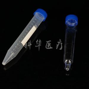 Tubes à centrifuger à fond pointu KA036, 15 ml, bouchon à vis, plastique, usage en laboratoire - Product Image 1