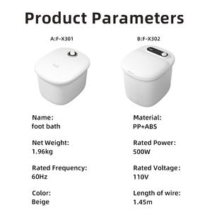 Baño de spa de pies con calefacción con pedicura de burbujas <span class=keywords><strong>Mini</strong></span> puntos de masaje de acupresión pedicura <span class=keywords><strong>Foot</strong></span> Soaker <span class=keywords><strong>Foot</strong></span> <span class=keywords><strong>Massager</strong></span> - Product Image 2