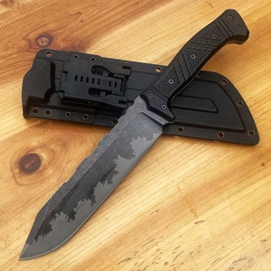Couteau de poche tactique DIY ML M8 en acier inoxydable de haute qualité pour usage EDC, personnalisable, avec poignée en plastique OEM et étui K pour l'extérieur - Product Image 1