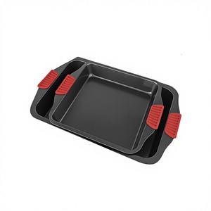 <span class=keywords><strong>Plaque</strong></span> <span class=keywords><strong>de</strong></span> cuisson rectangulaire anti-brûlure à double poignée, bords profonds, anti-fuite, résistante à l'huile, antiadhésive <span class=keywords><strong>pour</strong></span> <span class=keywords><strong>four</strong></span> - Product Image 1