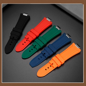 20mm 22mm 24mm Metal liberación rápida pulsera de silicona bandas cinturones buzo impermeable transpirable goma 26*12mm hombres Prx correas de reloj - Product Image 2