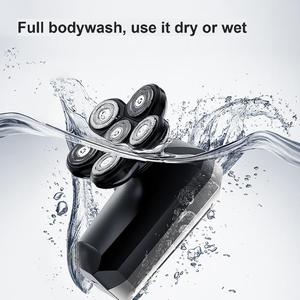 CITICITY Five in One Electric <b>Shaver</b> Full-Body Shaving Fast Charging Bald Head Razor Household Washing Feature Rechargeable USB - Product Image 4