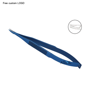 Portaagujas Quirúrgico <span class=keywords><strong>Azar</strong></span> de Fábrica, Sin Bloqueo, 9mm, Mandíbulas Finas y Ligeramente Curvadas - Product Image 1