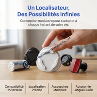 Traceur GPS AirTags mini rechargeable, étanche, petit format, micro-puce personnalisée, carte Mili, lot de 4, format carte de crédit