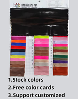 En stock Tissu en similicuir PU extensible 4 directions à motif miroir élastique pour costumes, robes, jupes