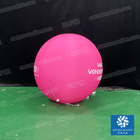 1.2m personnalisé publicité ballon gonflable ballon hermétique modèle ballon suspendu gonflable réutilisable