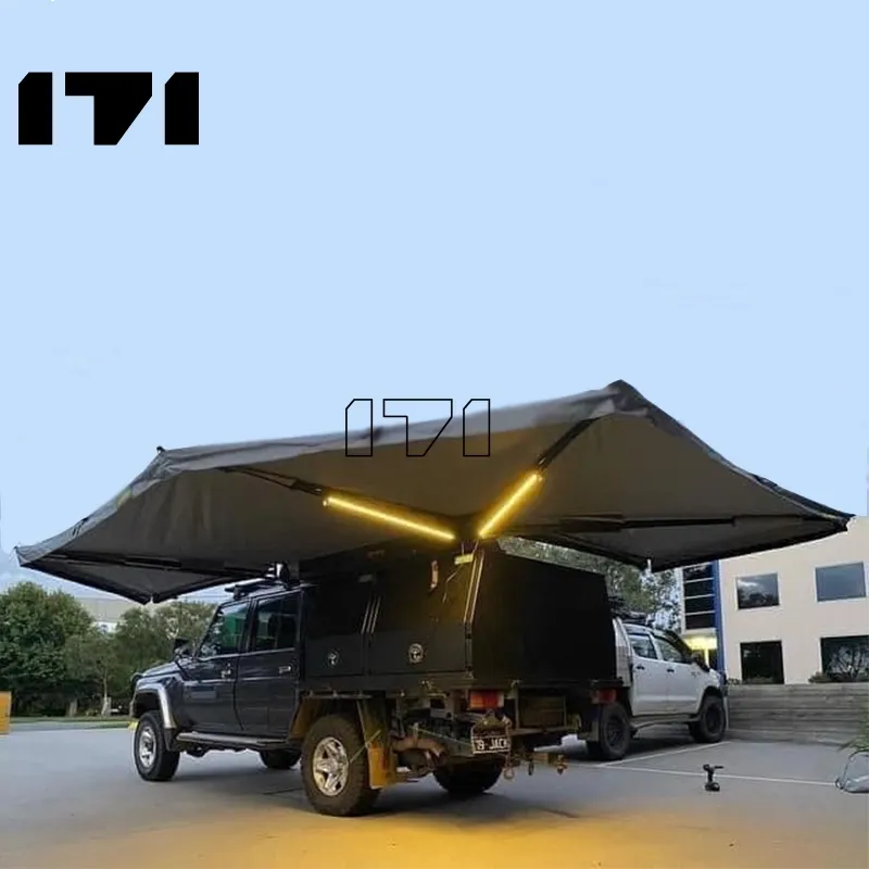 แห้งได้อย่างรวดเร็วด้าน Rv 270 Tente รถพ่วงออกซ์ฟอร์ดยืนเต็นท์คาราวานกันสาดสำหรับห้องอาบน้ำฝักบัวเปลี่ยนแอดิเลด