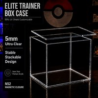Caja Acrílica de Seguridad YXM YXM-ETB-A para Almacenamiento de ETB, Tapa Magnética N52, Grosor de 5mm, Personalizable, Protección UV, Fácil Montaje, de Fábrica