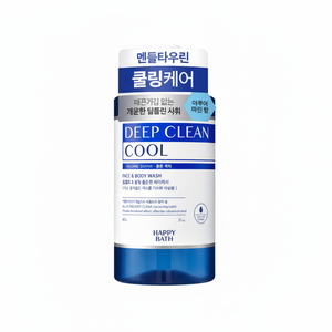 Gel de Ducha Todo en Uno Happy Bath Deep Clean Menthol Cooling Care, Aroma Cítrico Salado, 900g, 1 Unidad, con Descuento - Product Image 1