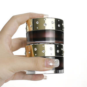 Tarro de crema acrílico cosmético de diamantes de lujo para embalaje - Product Image 6