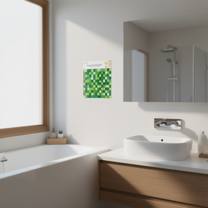 Adesivi per Piastrelle Ilan Autoadesivi 30x30cm, Mosaico Verde per Decorazione Cucina e Bagno - Product Image 3