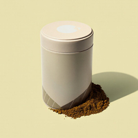 Tinsmaker – Vente en gros de boîtes métalliques personnalisées avec logo imprimé OEM & ODM, écologiques, pour poudre de matcha, boîte vide pour thé matcha avec double couvercle