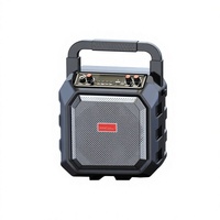 Haut-parleur portable Great Wall 5.1 pour l'extérieur, 10W, haute puissance, pour la danse carrée, le karaoké et l'usage domestique, avec batterie intégrée et microphone