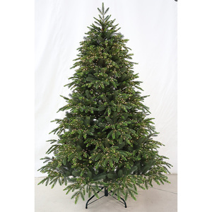 Árbol de Navidad Artificial Ignífugo y con Certificación CE, Seguro para Familias con Niños y Mascotas, Proveedor Confiable, Árbol de Navidad de PE, PVC y LED - Product Image 1