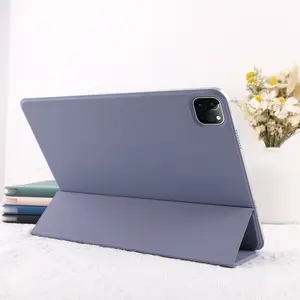 Từ Tính Vành Đai Khóa Trường Hợp Máy Tính Bảng Tri-Gấp Da Cho iPad Pro 11 Inch Trường Hợp (4th/3rd/2nd/1st) 2022 2021 2020 2018