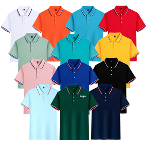 Custom Embroidery Digital Printing 100% Polyester Striped Men's Polo Shirts Casual Work Team Advertising Breathable Polo T Shirt