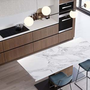 SANTOPOVA Smart Storage Modular Glass Lacquer Luxury Designer Mdf Color Set Morden Ningbo Oulin <b>Kitchen</b> Cabinets - Product Image 6