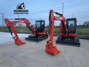Envío gratis Mini excavadora Kubota 1,7 Ton EPA granja usada pequeñas excavadoras Nueva excavadora sobre orugas Kubota motor 1 tonelada máquina - Product Image 6