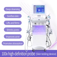 Machine de nettoyage du visage et de peeling aquatique Hydra Beauty 15 en 1, la plus récente de 2026, équipement de soin de la peau multifonctionnel