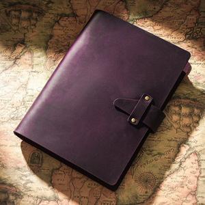 A5 Vintage Loose-Leaf <b>Notebook</b> A6 Diary Office Business Handmade A7 Notepad Cowhide Portable Genuine Crazy Horse Leather <b>Journal</b> - Product Image 3
