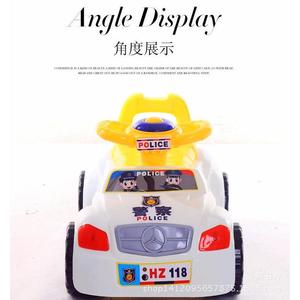 Ride On <b>Police</b> <b>Car</b> <b>Toy</b> For Kids 2-4 Years Plastic Unisex With Music And Lights - Product Image 3