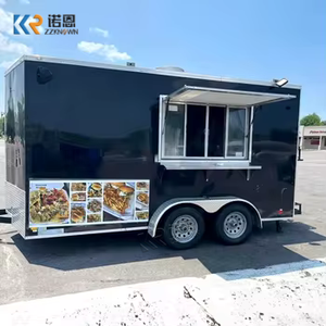 Camion de restauration mobile avec logo personnalisé, chariot de vente de nourriture, remorque de restauration rapide avec équipement de cuisine complet - Product Image 1