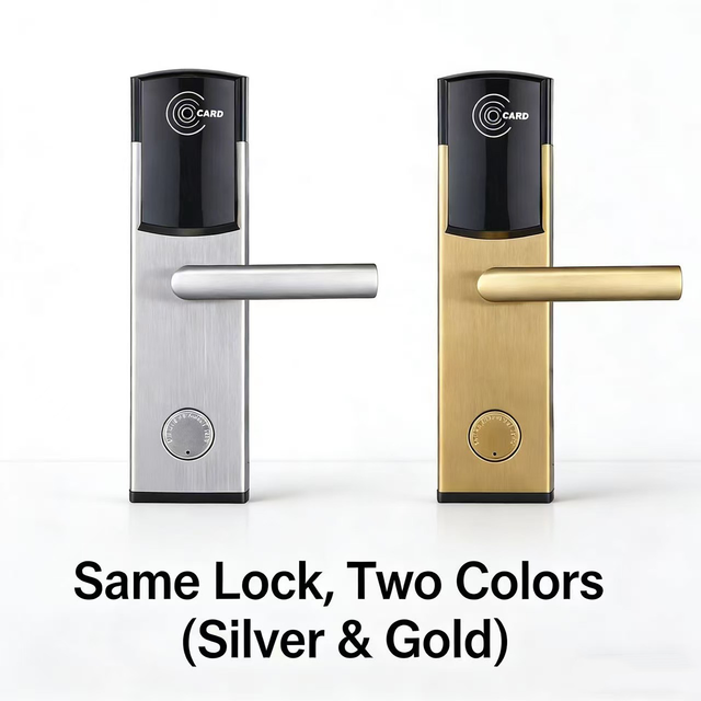 Hotel Management Software System Access Keys and Cards Rfid Hotel Digital Smart Door Lock