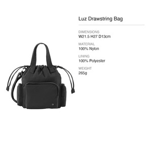 Bolso de Hombro KEIRYO Luz de Nailon Ligero con Cordón, 21.5x27cm, para Mujer, Disponible en Taiwán - Product Image 5