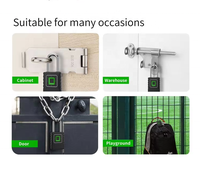 Cadenas électronique intelligent à empreinte digitale, déverrouillage tactile via application Tuya, vente en gros usine, acier inoxydable, TTlock unique
