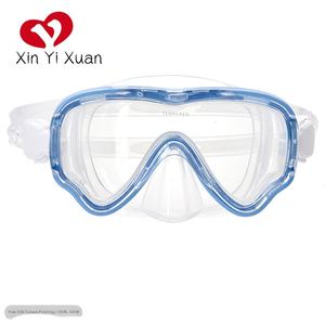 แว่นตาดำน้ำแบบเต็มกรอบแว่นตาดำน้ำซิลิโคนสำหรับผู้ใหญ่หน้ากากดำน้ำป้องกันหมอกกรอบใหญ่ออกแบบได้ตามต้องการ - Product Image 5