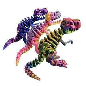 Modelos de Dinosaurios Articulados Impresos en 3D Personalizados para Exhibición y Colección para Adultos - Product Image 1