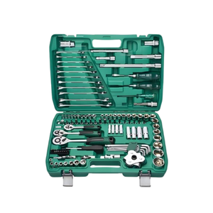 Toàn diện 121 mảnh Ô TÔ & sửa chữa cơ khí công cụ thiết lập với màu xanh lá cây trường hợp khó khăn OEM tùy chỉnh hỗ trợ - Product Image 1