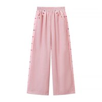 SHENZHU Nouvelle Collection Automne 2026 Ensemble Femme : Chemise à Col et Manches Longues à Boutonnage Simple & Pantalon Décontracté à Taille Élastique 3413