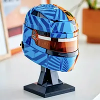 Casque de pilote de course populaire Lewis Hamilton Charles Leclerc Oscar Piastri Lando Norris en briques de plastique 40 pièces