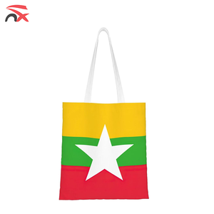 Ensemble de drapeaux du Myanmar en gros, drapeau national pour les fans de football, drapeau à <span class=keywords><strong>main</strong></span>, casquette de baseball, collier, drapeau de table, sac à dessin, bracelet pour la promotion - Product Image 5