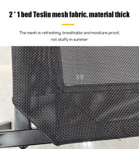 เตียงตั้งแคมป์ของสัตว์เลี้ยงเตียงตาข่ายระบายอากาศได้สำหรับสุนัขฤดูร้อนโครงเหล็กเตียงแบบแขวน - Product Image 3