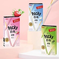 Nouveaux produits en stock, plusieurs saveurs de biscuits Pocky Baiqi 35g, Pocky Stick réduisant le sucre